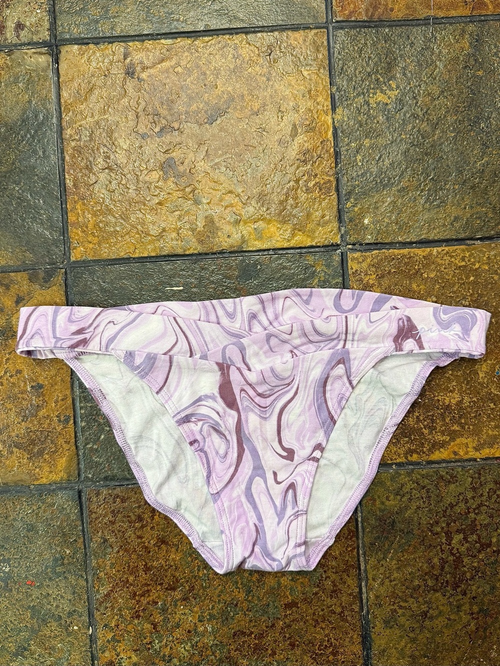 Victoria's Secret Lavender Marble Bikini Panty